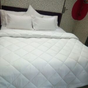 Cotton Reversible Comforter - 100% Cotton Shell, Full Size, 300 Tc | Super Soft Microfiber Filling, Soft Touch, 4 Corner Ties